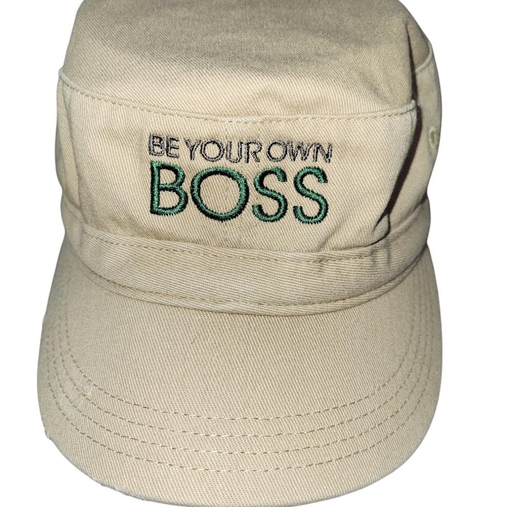 Be You Own Boss Military style Payroll Conductor Cap Hat